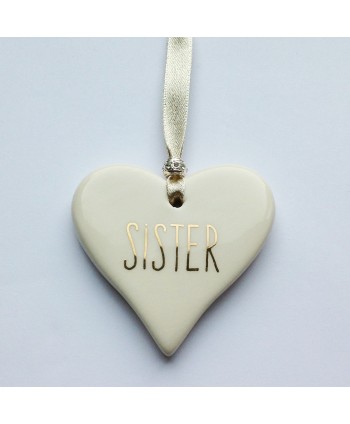Sister ceramic heart by...