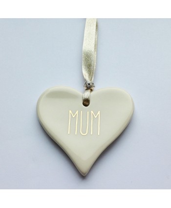 mum ceramic heart by...
