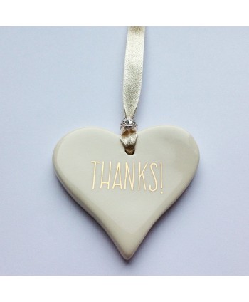 Thanks! ceramic heart by...