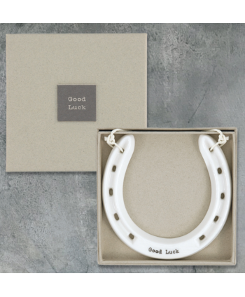 good luck, porcelain...