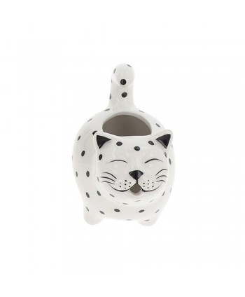 Quirky spotty cat ceramic...