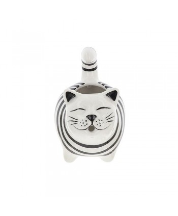 Quirky stripey cat ceramic...
