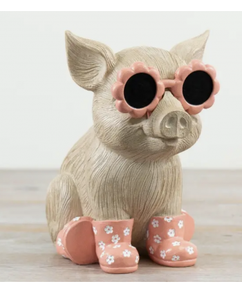 Pig figurine with Glasses &...
