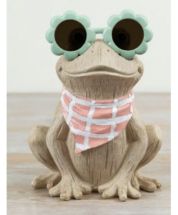 Frog figurine with Glasses...